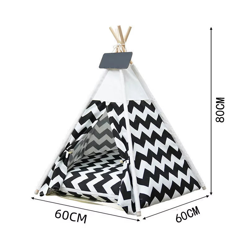 Stylish Tent Hideaway for Cats, Dogs & Adventurous Naps