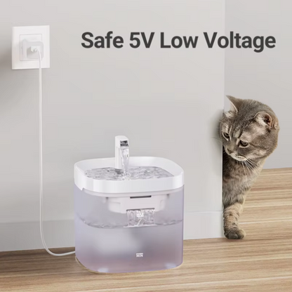 Rechargeable Cat Water Fountain – Fresh, Flowing Water for Healthy, Happy Pets